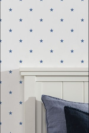 Duro Star 397-03 Tapet Duro 1900 Blå, Färg & tapeter