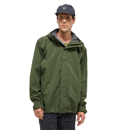 Haglöfs Breeze Proof Jacket Men Seaweed Green - M