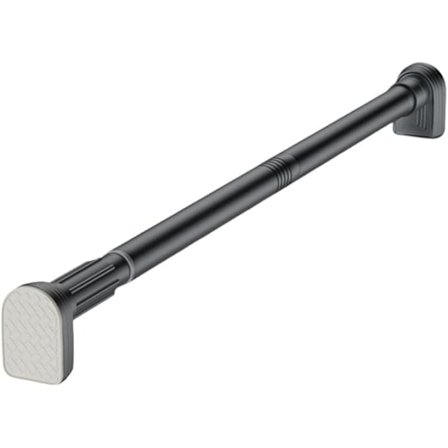 OBOSOE Musta teleskooppitanko ruostumattomasta teräksestä 115–135 cm