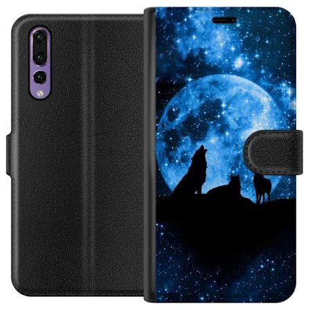 Kompatibelt Plånboksfodral till Huawei Huawei P20 Pro Varg