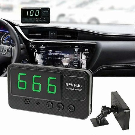 Digital GPS Speedo Hastighetsmätare HUD Head Up Display Universal KMH KIF