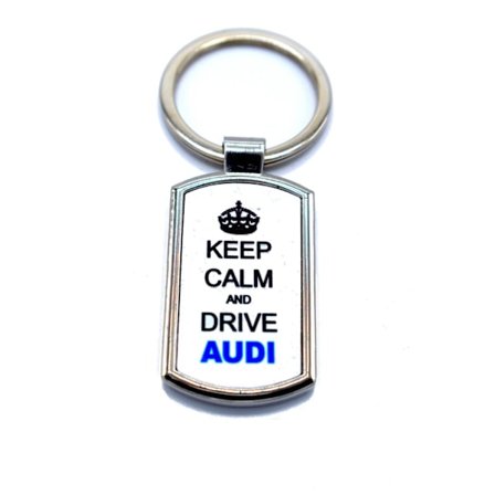 Nøkkelring - Keep calm and drive Audi