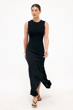 NA-KD - Kombinert ermekjole uten ermer - Strikkekjoler - Svart - L