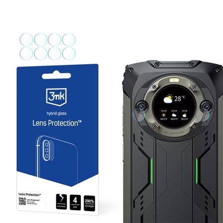 3mk Objektivskydd Hybridglas för kameralinsen på Blackview BV9300 Pro