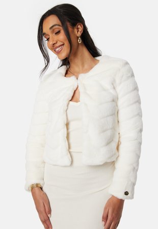 Chiara Forthi-Short Party Faux Fur Jacket-46