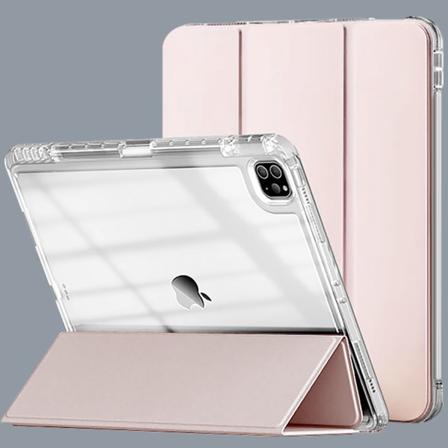 (Rosa/Klar) Skyddande fodral speciellt utformat för iPad2021/10.2