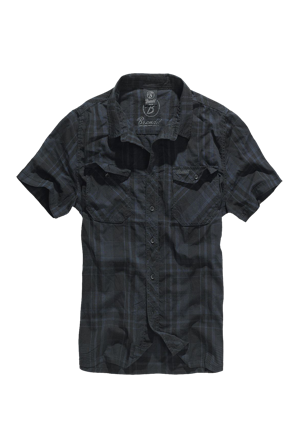 Hemd Brandit Roadstar Schwarz/Blau M