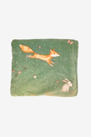 Redlunds - Stampe pläd 130x150 - Grön - Barnfiltar - 130X150 - Från Homeroom
