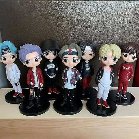 Anime Bts Series Figure Adorable Pvc Model Collection Action Figure Toys For