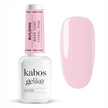 Byggbas UV LED Kabos Coral Pink 10 ml