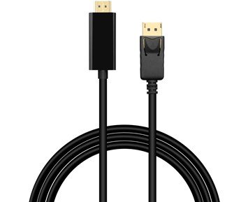 Andersson DP-HDMI - 4K 1,5M Black - DisplayPort till HDMI-kabel med stöd för 4K med 60 Hz