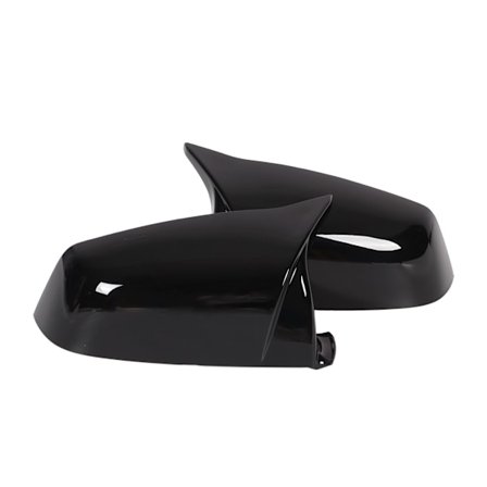 Horn Style Sidespejlskappe Udskiftning til 5 Serie F07 F10 F11 Glossy Sort