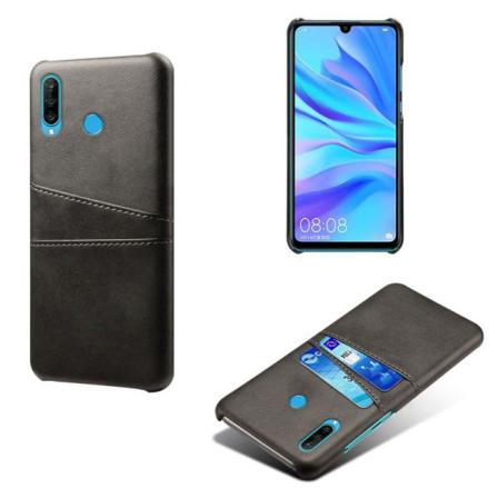 P30 Lite Stötdämpande Korthållare Retro V2 Svart
