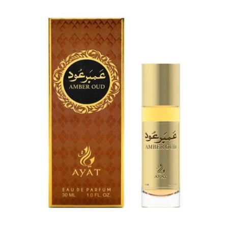 Ayat Parfumer – Eau de Parfum AMBER OUD 30ml EDP Orientale Arab – Blandet parfume med noter af mandarin, lavendel, vanilje og moskus