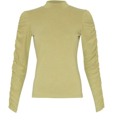 Moss Copenhagen Mschmoselle top pickled pepper green , Groen , Dames , Maat: M