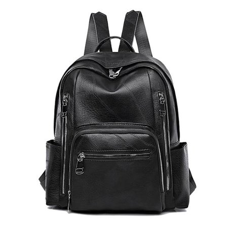 Casual Fashion ryggsekk i mykt skinn H