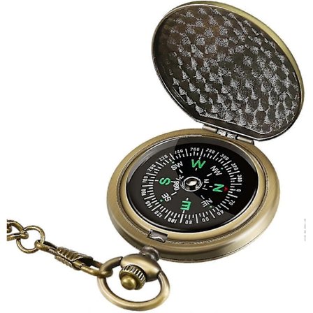 Retro Kompas Portabel Militær Kompas Fluorescerende Navigationskompas Værktøjer - WELLNGS