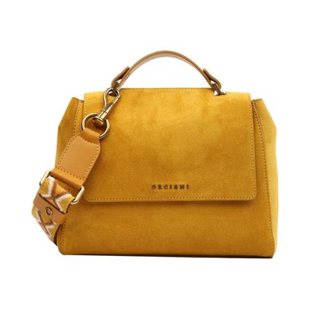 Orciani HandTas , Geel , Dames , Maat: ONE Size Handtassen