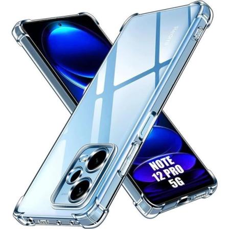 Etui til Xiaomi Redmi Note 12 Pro 5G - 4-hjørne beskyttelse Forstærket høj-resistent silikone gennemsigtig