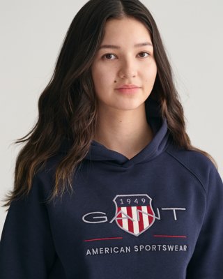 GANT - Archive shield hettegenser til ungdom evening blue