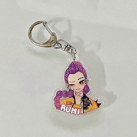 8 kpl Kpop Demon Hunters -avaimenperäsarja, Anime Rumi Zoey Jinu Mira -korut, keräilyavaimenperätarvikkeet faneille, lahja Kpop-animen ystäville
