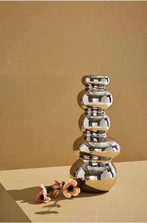 Pastill - Abby vas - Krom - Krukor & vaser - Från Homeroom