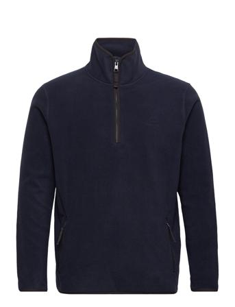 D1. Light Fleece Half Zip Blue GANT