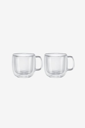 ZWILLING - Cappuccinokop/tekop Sorrento Plus 450 ml 2-pak - Transparent - Kopper & krus - Fra Homeroom