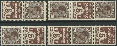 Danmark-Automatfrimærker-1921