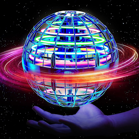 Lentävä pallo (sininen), Lentävä Orb-pallolelu, Leijaileva pallolelu, Lentävä pyörivä mini-drone-bumerangipallo, Lentävä Orbi-pallolelu, Leijuva 