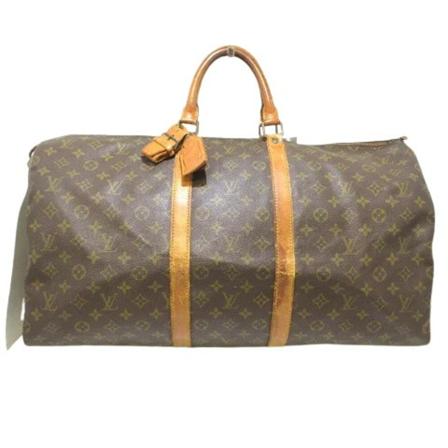 Louis Vuitton Vintage Pre-owned Keepall 55 Monogram Väska brun, Dam Vintage Väskor, Dam, Storlek: ONE SIZE