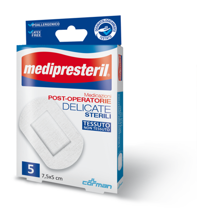 Medipresteril Medicazione Post Operatoria Delicata 7,5x5cm 5