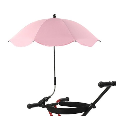 Universal Stolparasol med Justerbar Klemme, UPF 50+ Klips-På Parasol AuBY