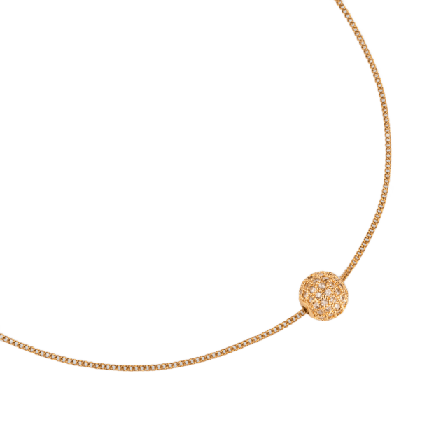 pfgSTOCKHOLM Angela Halsband 45 Cm Örhängen Dam Guld ONESIZE