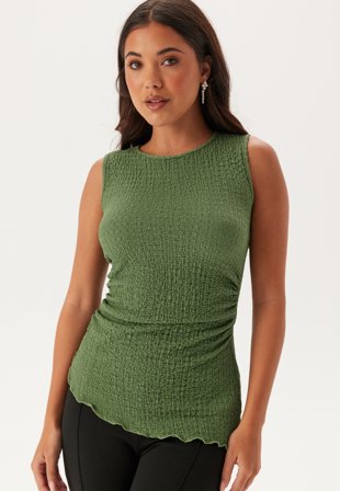 BUBBLEROOM Structure Sleeveless Top Vaatteet