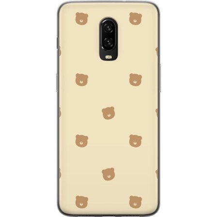Mobilskal till OnePlus 6T med Björnmönster