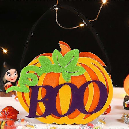 2025 Seneste Model Halloween Dekoration Halloween Græskar Dekorationer Håndtaske