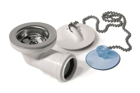 Jafo 7319679 Bunnventil 32 (1 1/4"), 90°, Baderom