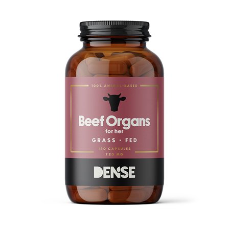 Dense Beef Organs for Her 180 kapsler