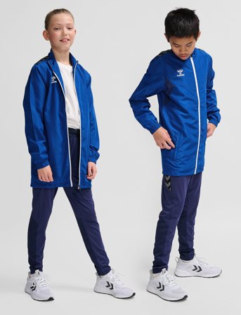 Hummel Hmlauthentic Pl Zip Hoodie Kids - Blue - 128