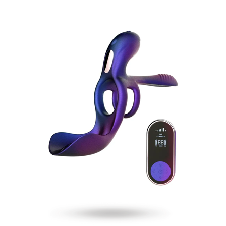 Hueman Zenith Cock Ring With Glans & Perineum Stimulator - Sexleker Vuxen: Fleshlight, penisring, hylser & pumper