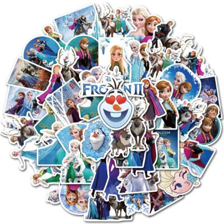 Julklapp Frost Frozen Klistermärken Stickers – 50 Pack