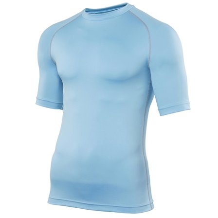 Rhino Mens Sports Base Layer Kortärmad T-shirt S/M Ljusblå