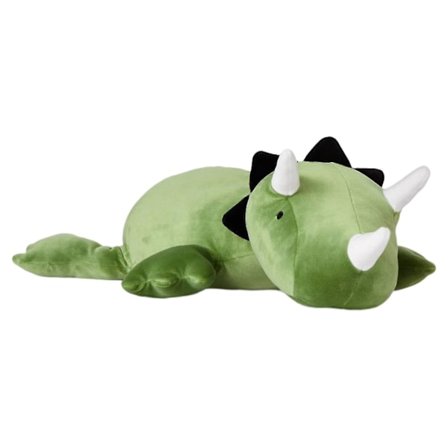 Dinosaurus Pehmolelu Erittäin Pehmeä Seura Yhdistelmä Ihastuttava Piirretty Dinosaurus Painotettu Täytetty Nukke Heittotyyny Kylpyhuoneeseen(Vihreä)