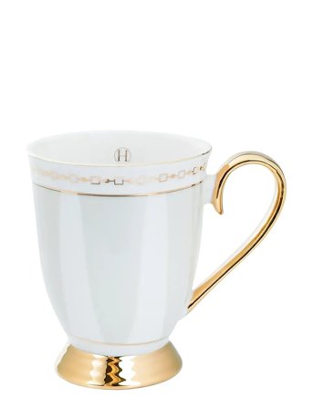 Hilke Collection Mug- Strisce Tortora Vit