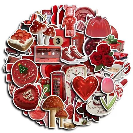 120 stk. Kawaii Stickers Sæt - Søde Scrapbogsmærkater til Journals, Tech Cases, DIY Håndværk (5 Livlige Temaer)