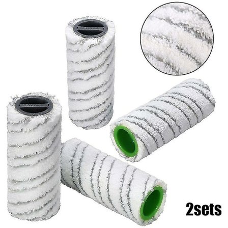 Stenrullebørste af hårrørbørstesæt til rengøring af hårde gulve Vauum-støvsuger til Karcher Fc7 Premium