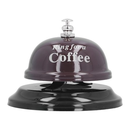 Svart Restaurant Ringeklokke med Sklisikker Base