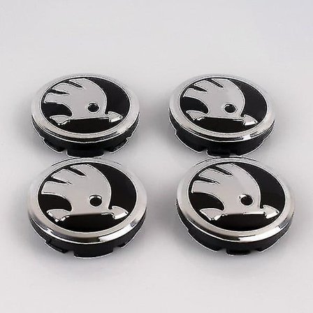 SK03- 56MM 4-pakkaus Keskitysnapat Skoda Hopea yksi koko (ws)