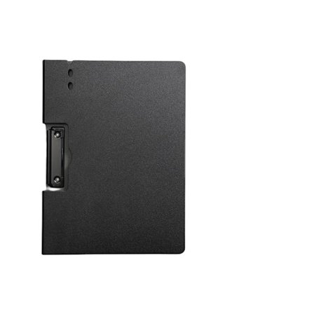 Filmapp A4 papirrullmappe dokumentmappe student skriveunderlag kontorrekvisita enkel mappe horisontal svart